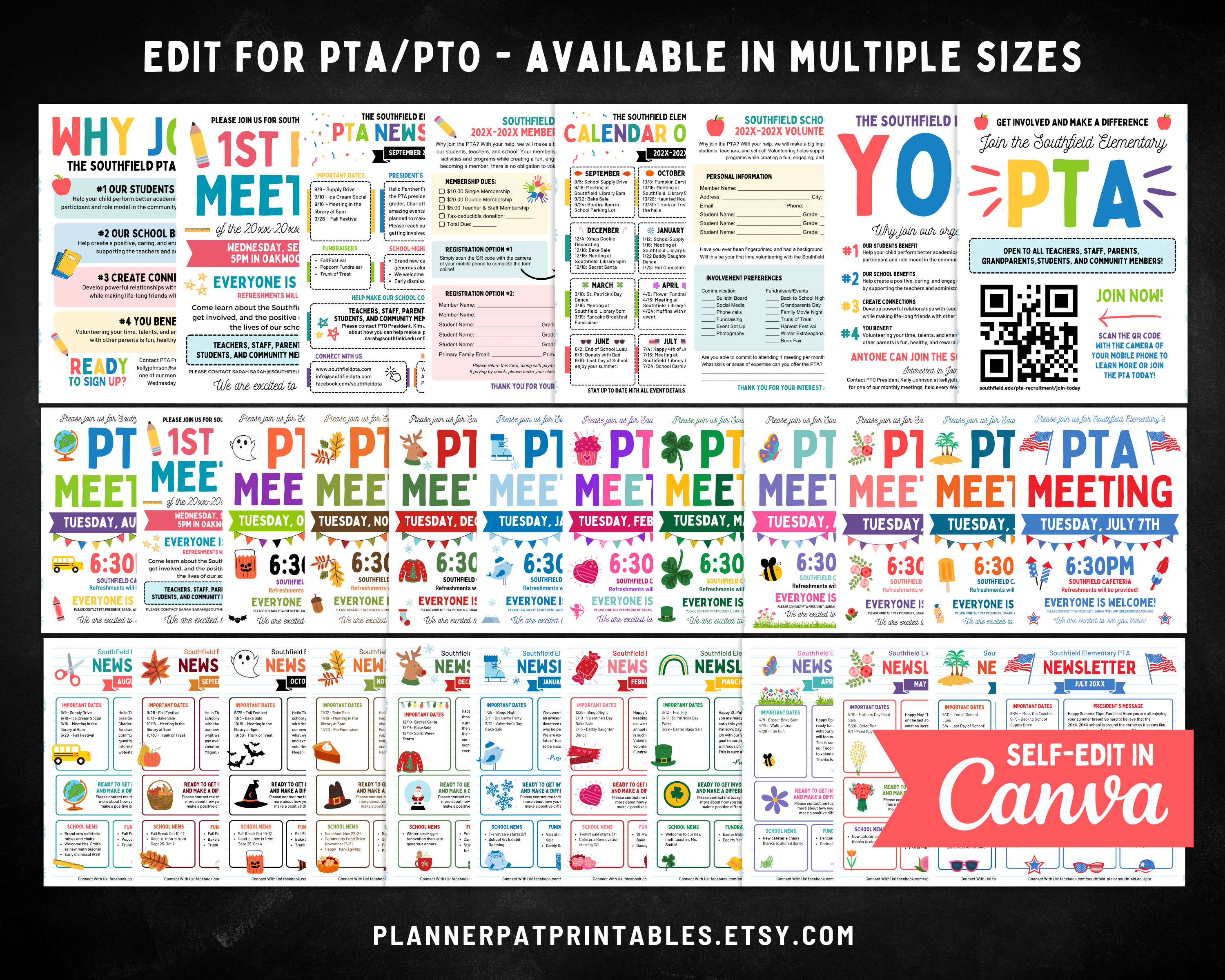 The Ultimate PTO PTA Flyer Bundle: Your Secret Weapon for Organized, Stress-Free Back to School